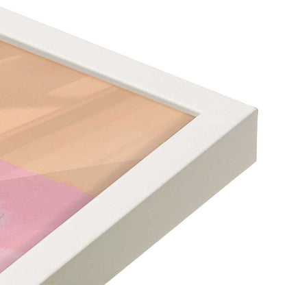 [Color:Opaque White], Picture of art in a Opaque White frame at an angle