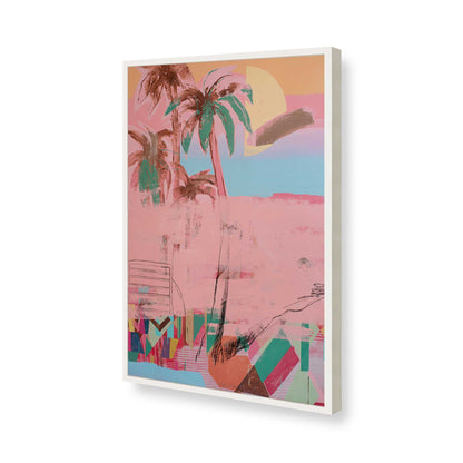 [Color:Opaque White], Picture of art in a Opaque White frame of the corner