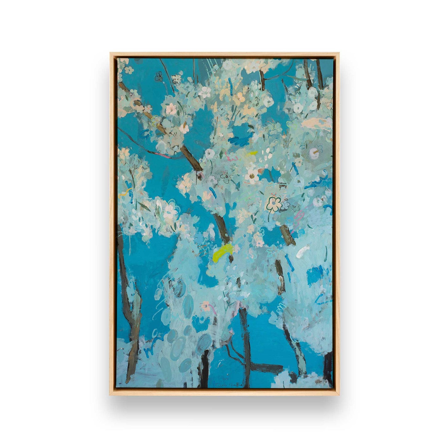 [Color:American Maple], Picture of art in a American Maple frame