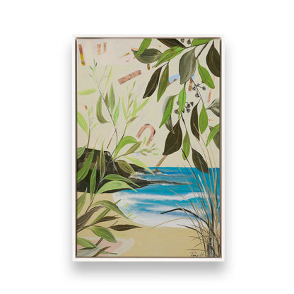 [Color:Opaque White], Picture of art in a White frame