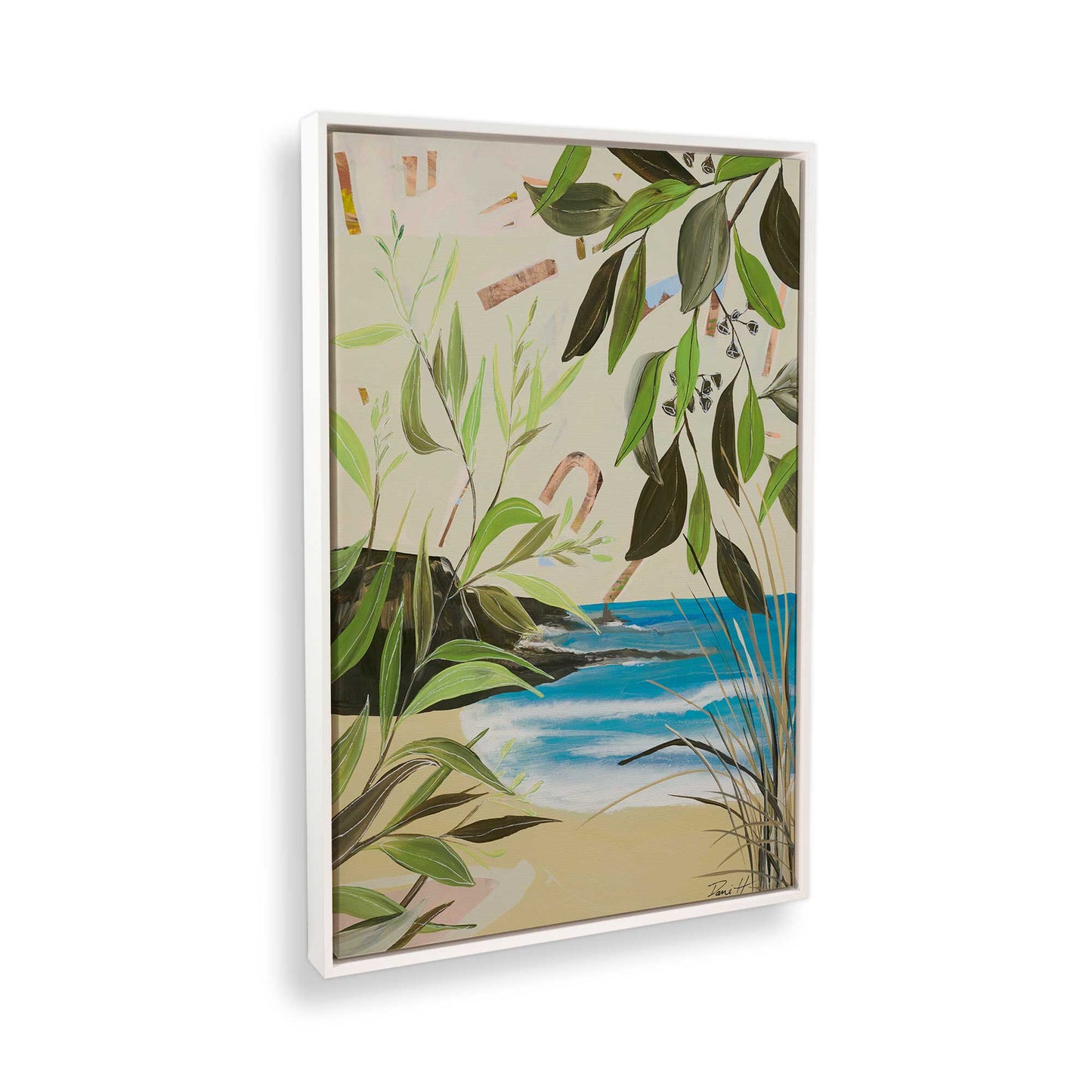 [Color:Opaque White], Picture of the corner of the art