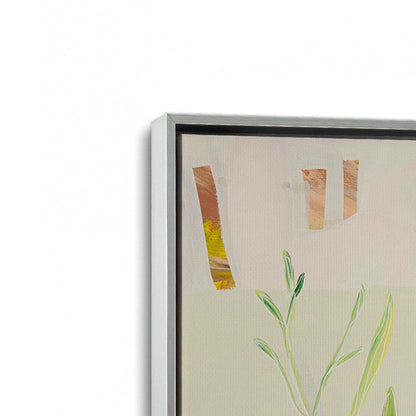 [Color:Polished Chrome], Picture of art in a Polished Chrome frame at an angle