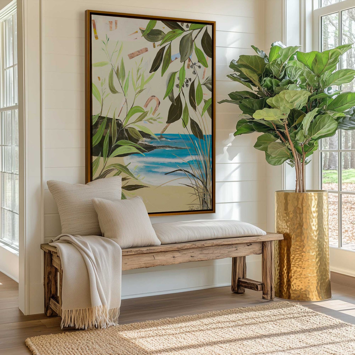 Picture of art in a room