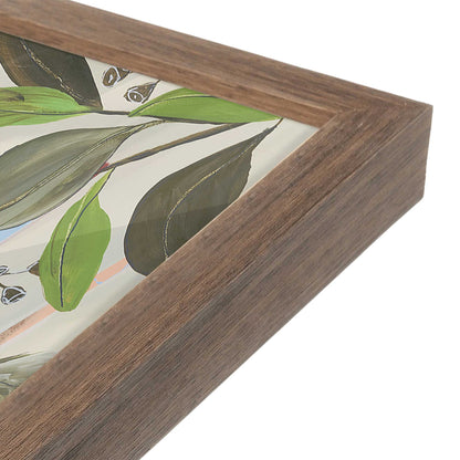 [Color:Walnut], Picture of art in a Walnut frame at an angle