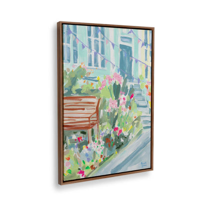 [Color:Walnut], Picture of the corner of the art