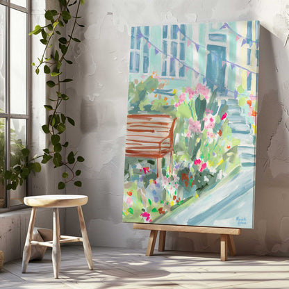 Picture of art in a room