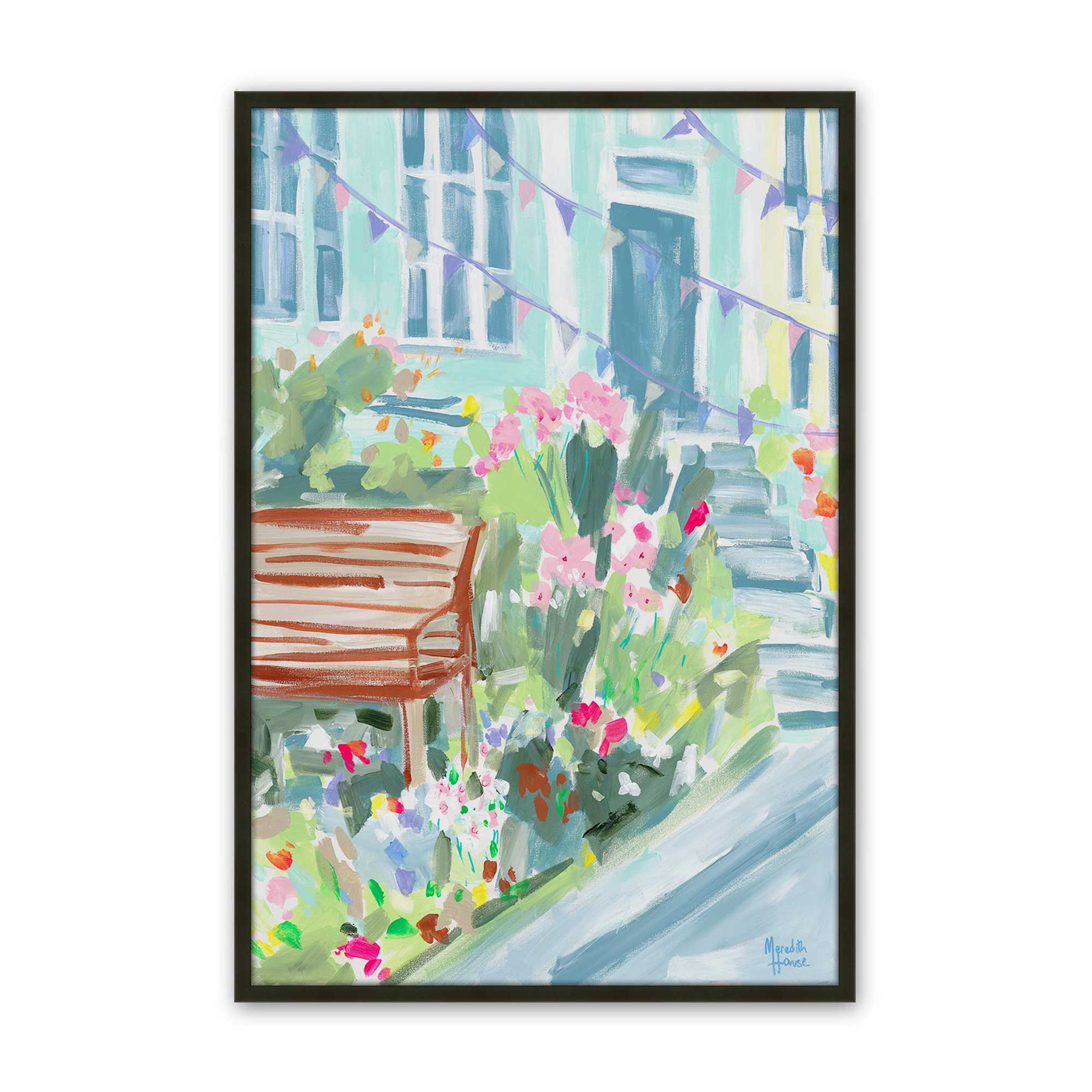 [Color:Satin Black], Picture of art in a Satin Black frame