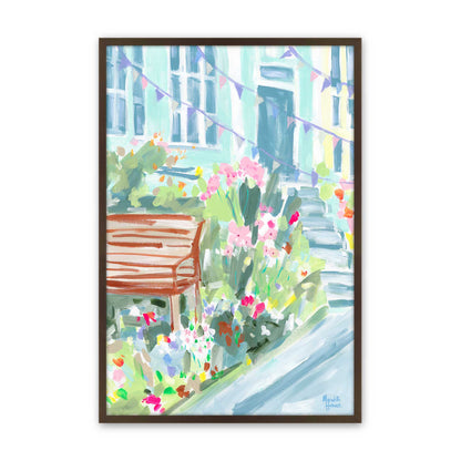 [Color:Brown], Picture of art in a Brown frame
