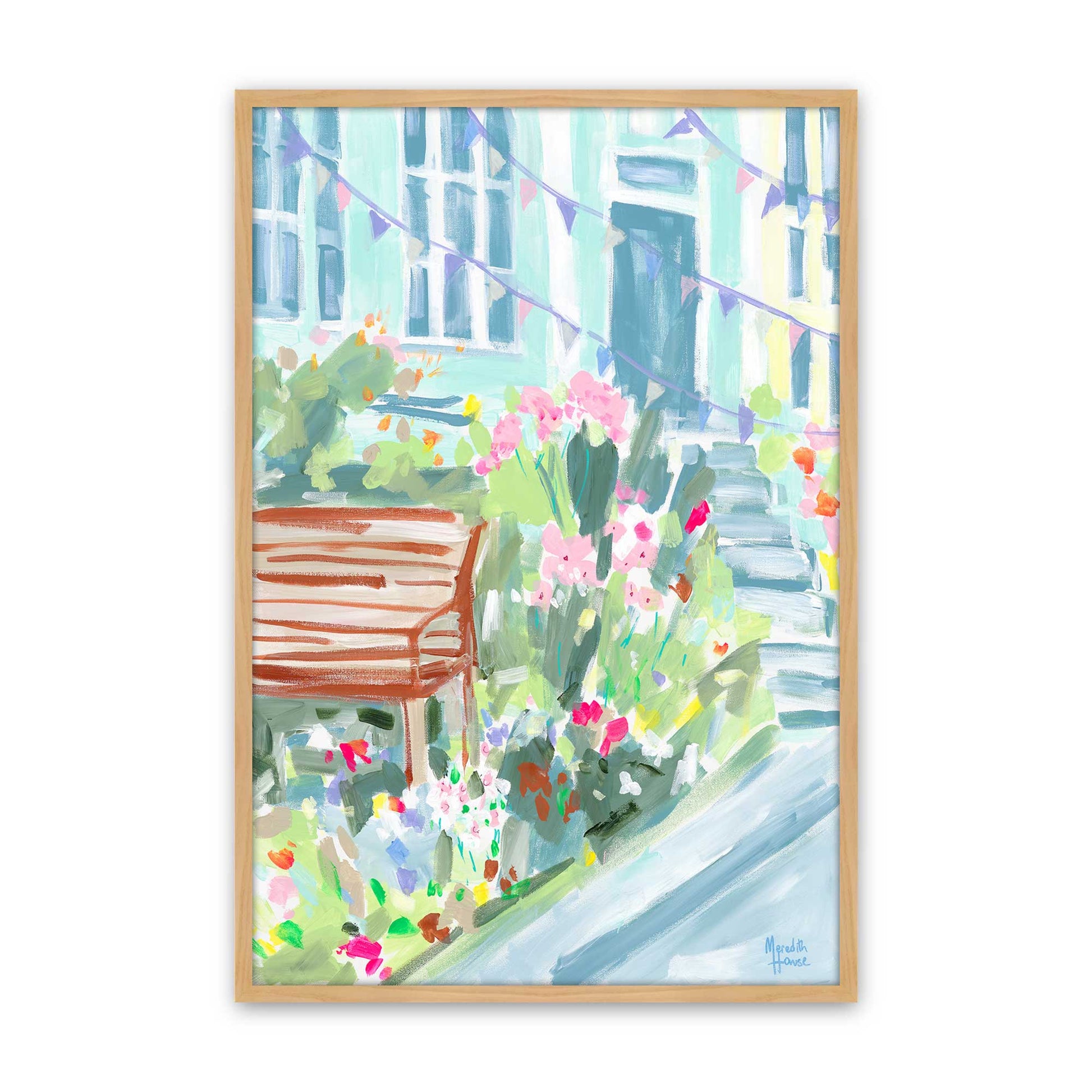 [Color:American Maple], Picture of art in a American Maple frame