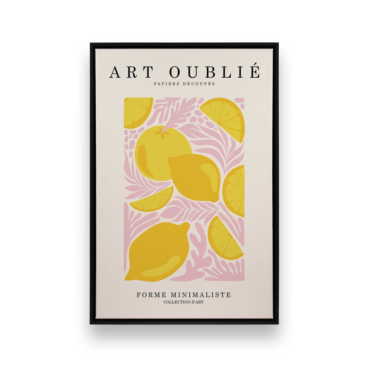 [Color:Satin Black], Picture of art in a Satin Black frame