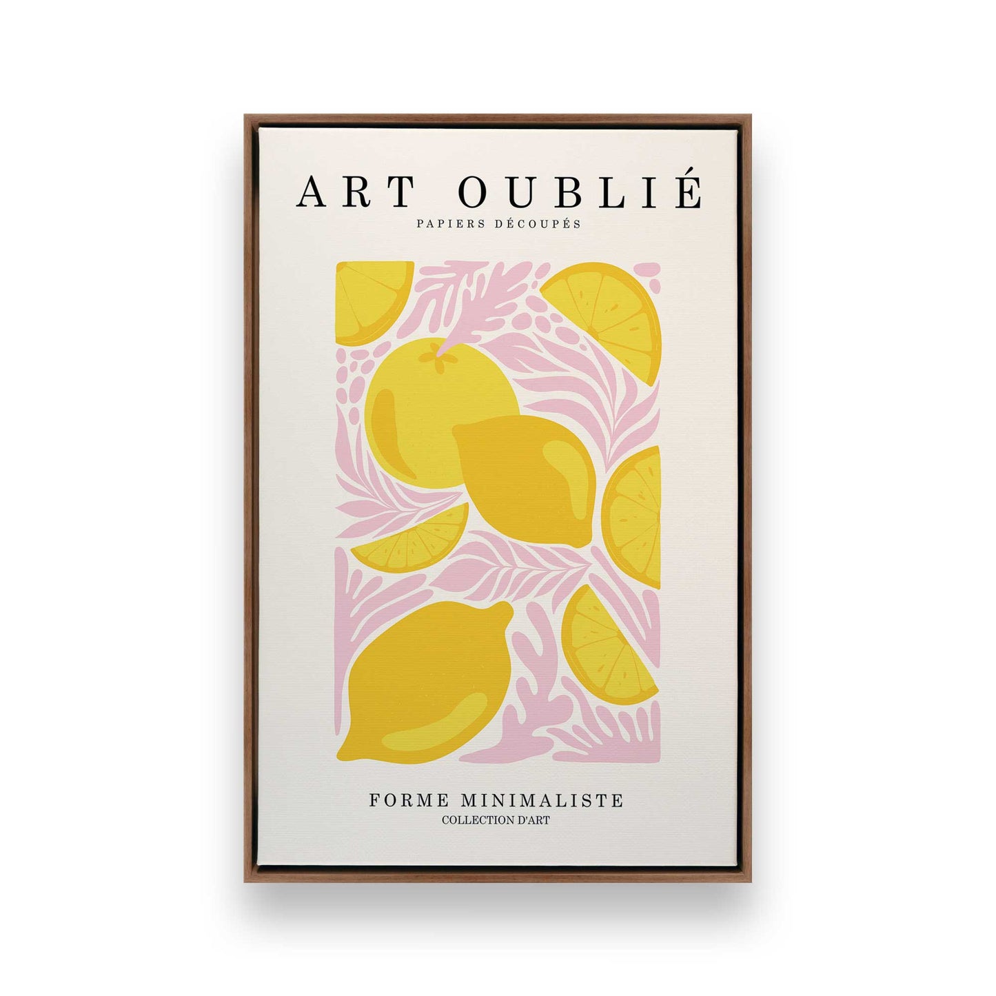[Color:Walnut], Picture of art in a Walnut frame