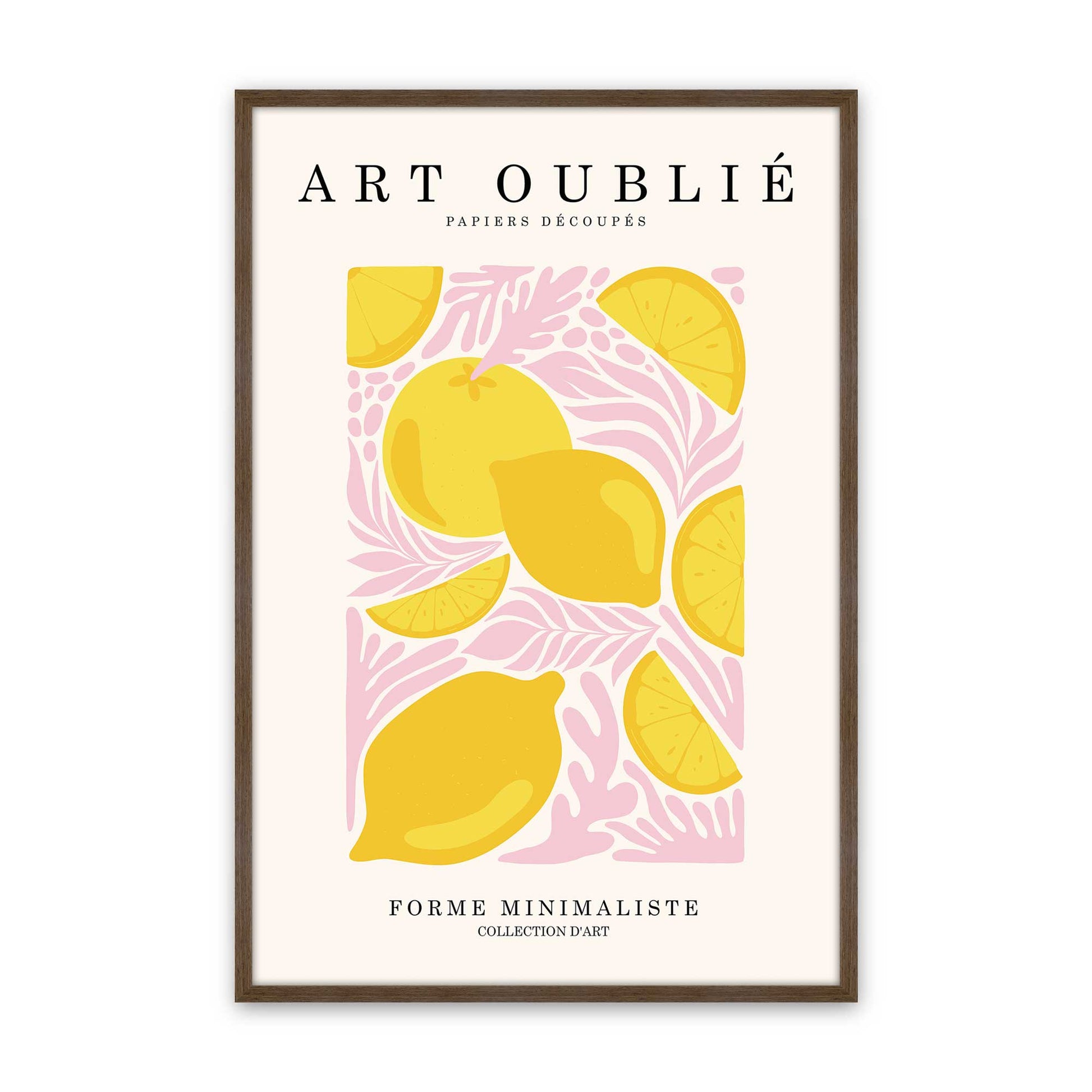 [Color:Walnut], Picture of art in a Walnut frame
