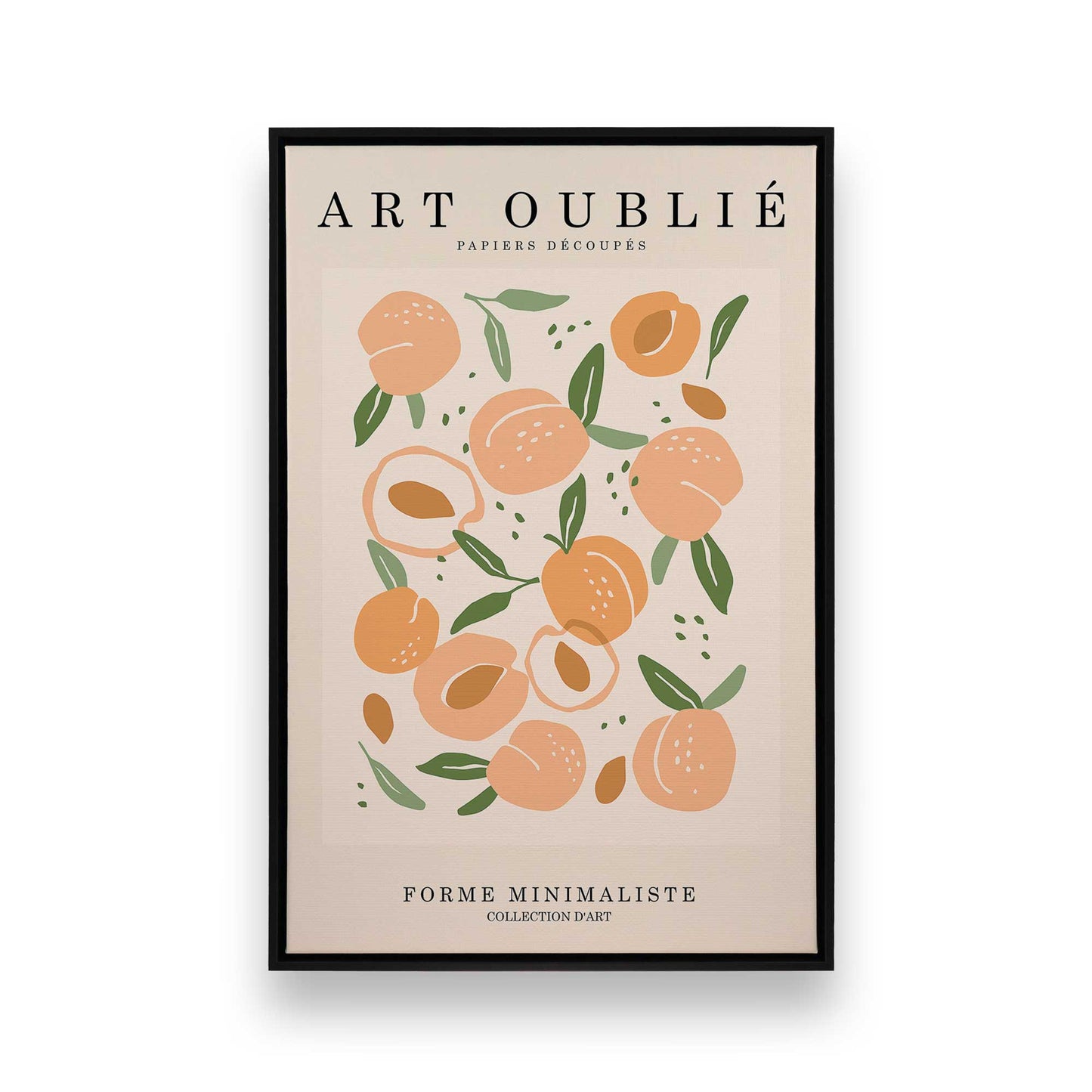 [Color:Satin Black], Picture of art in a Satin Black frame
