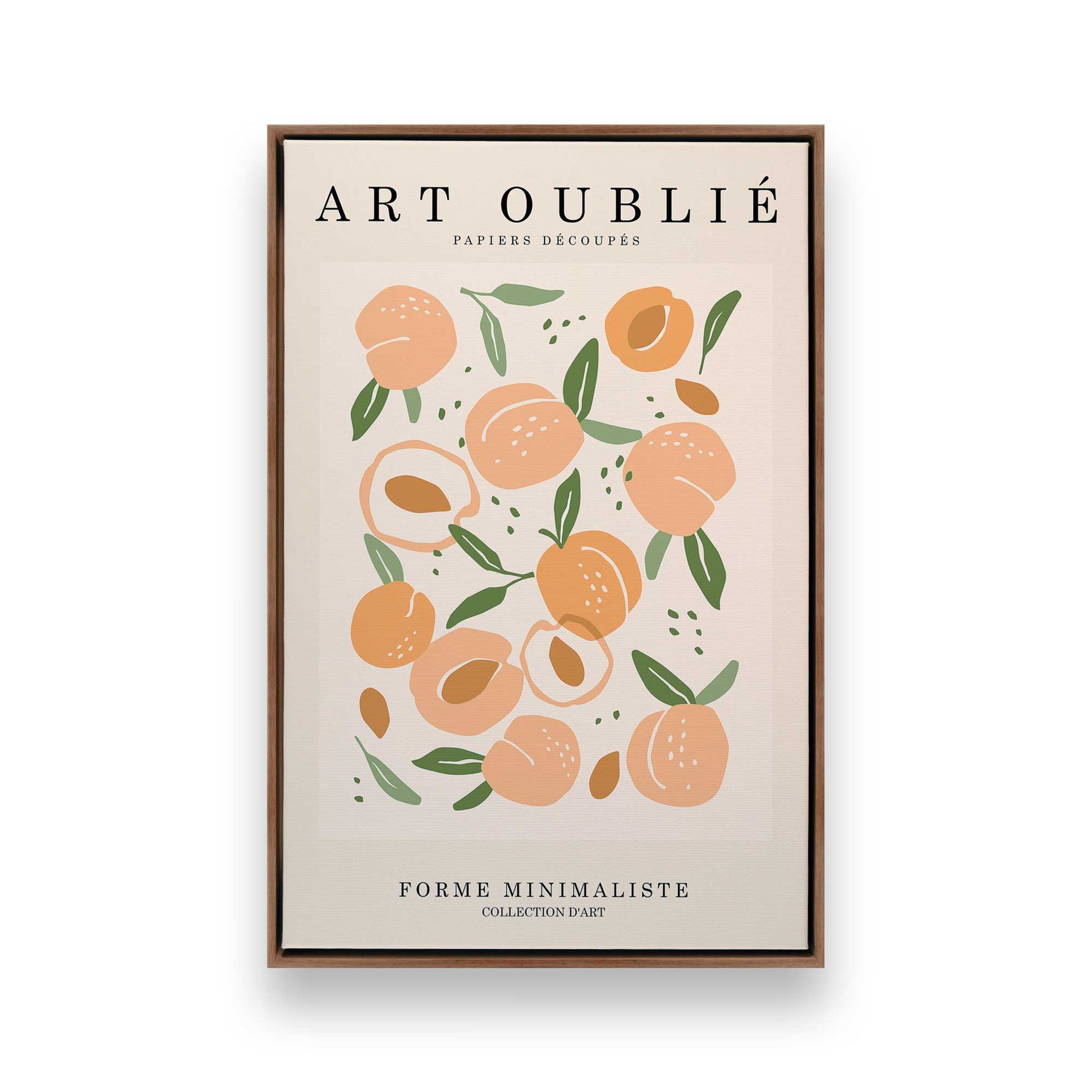 [Color:Walnut], Picture of art in a Walnut frame