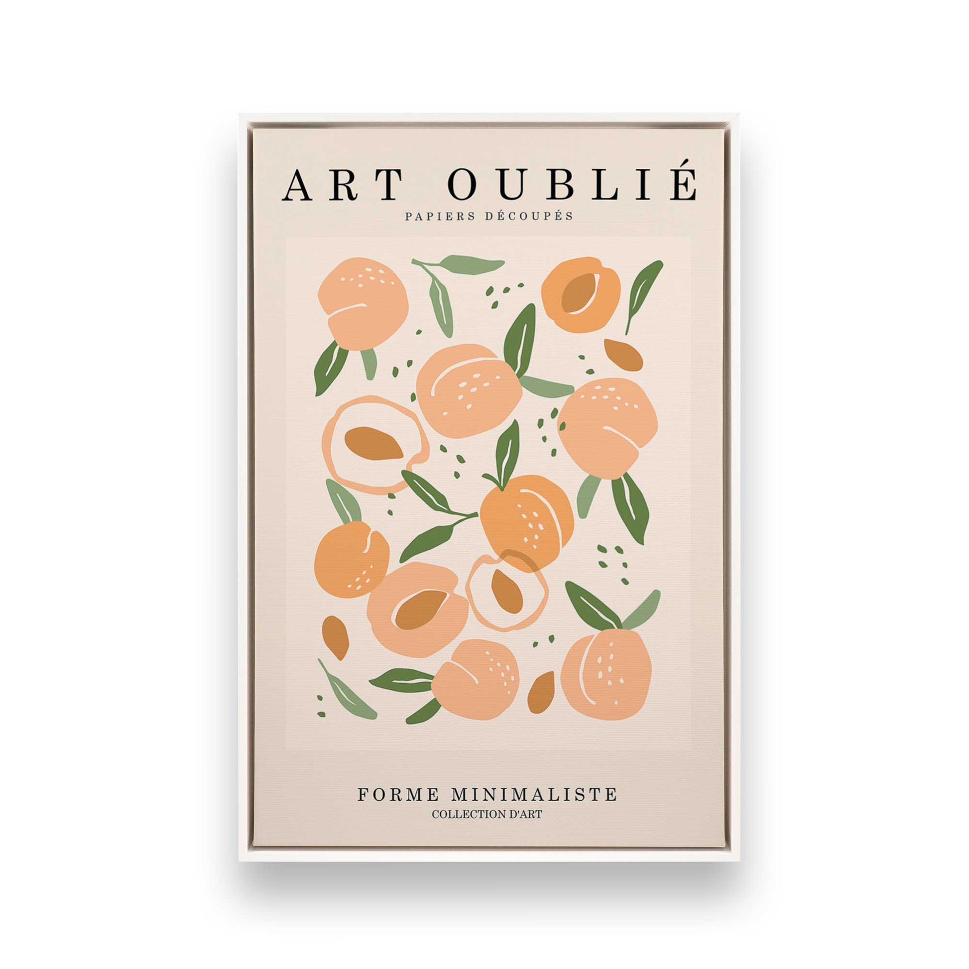 [Color:Opaque White], Picture of art in a White frame