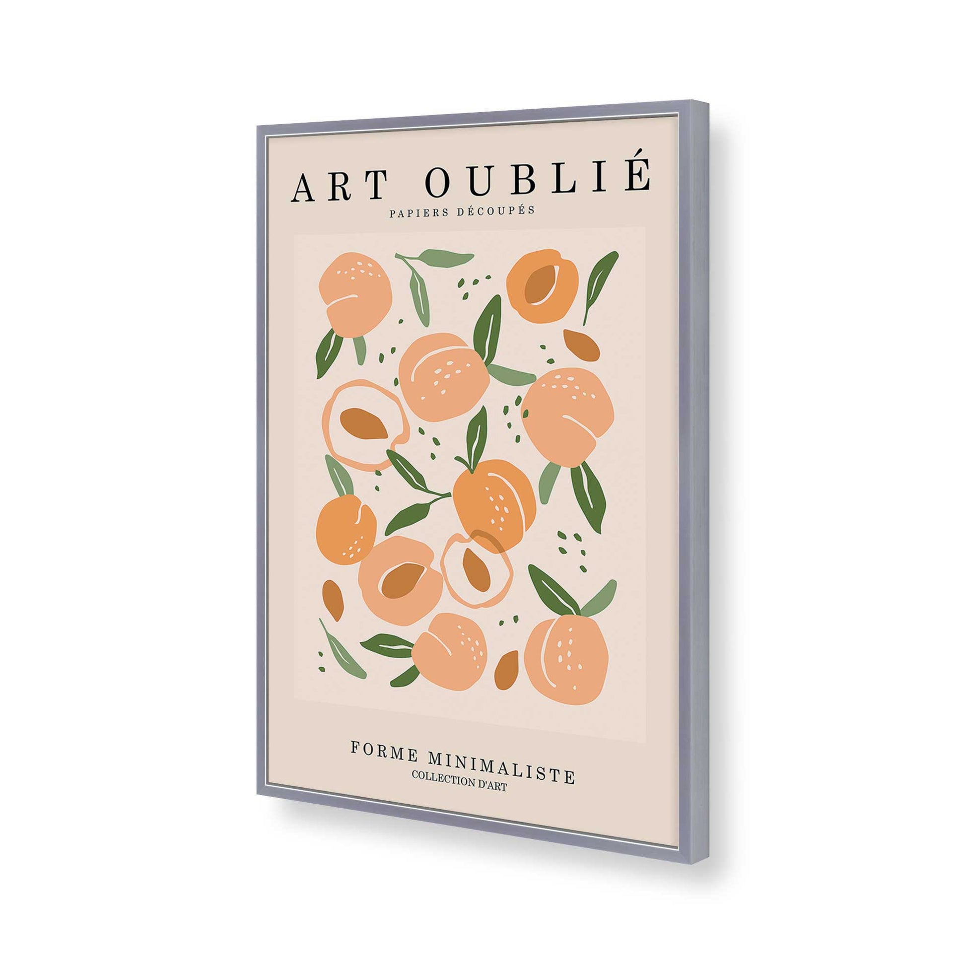 [Color:Polished Chrome], Picture of art in a Polished Chrome frame of the corner