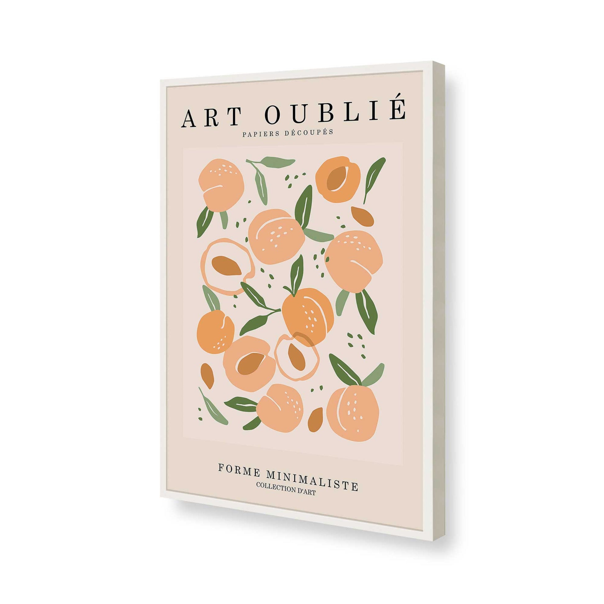 [Color:Opaque White], Picture of art in a Opaque White frame of the corner