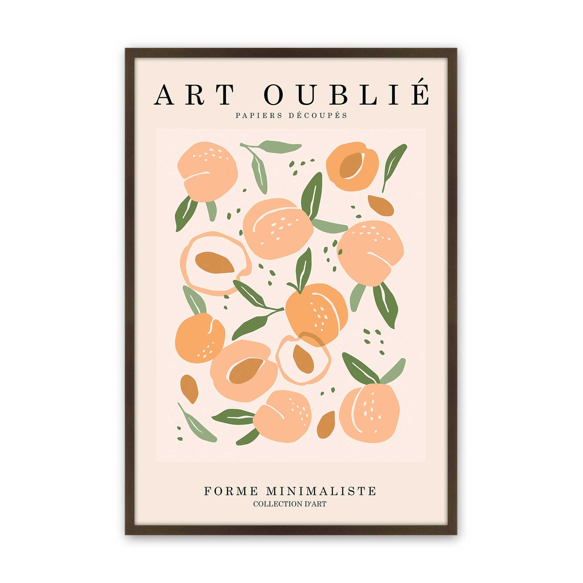 [Color:Brown], Picture of art in a Brown frame
