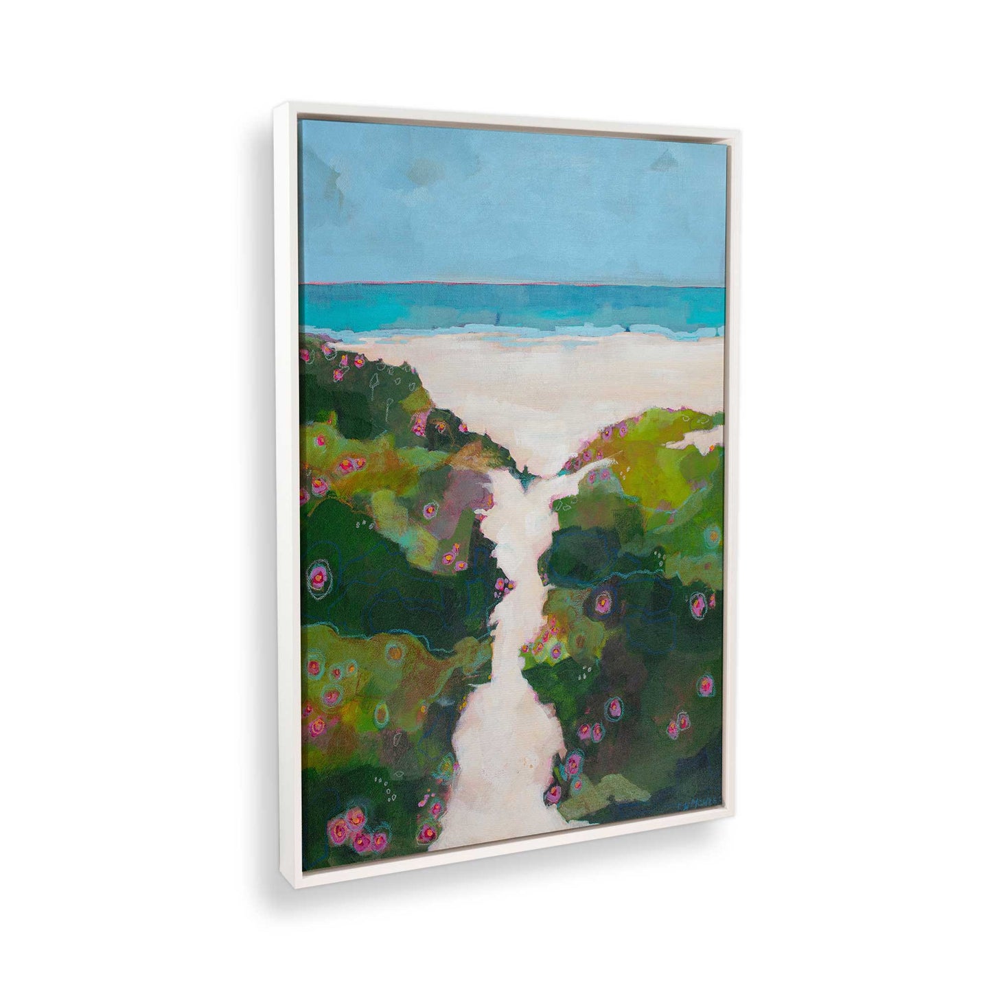 [Color:Opaque White], Picture of the corner of the art