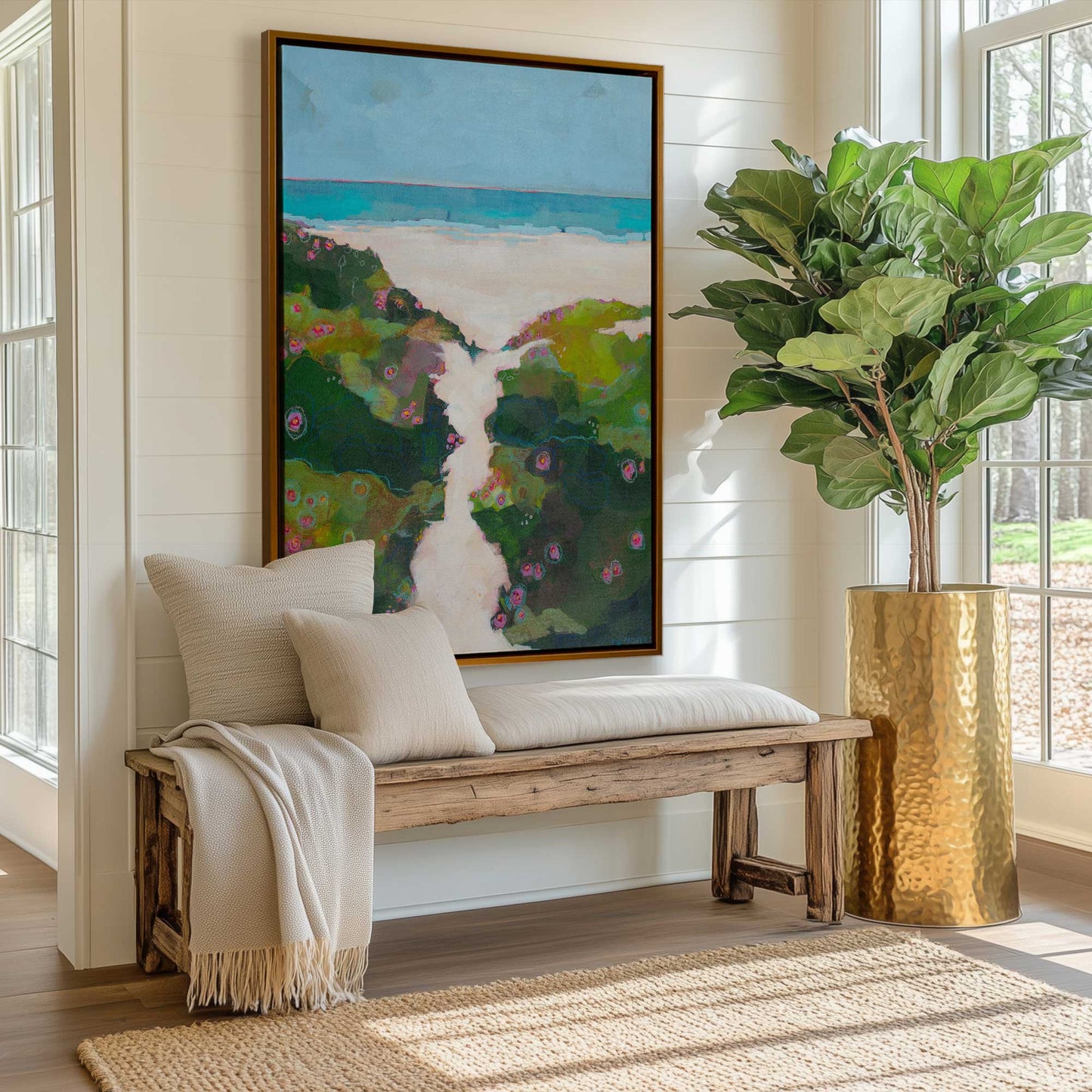 Picture of art in a room