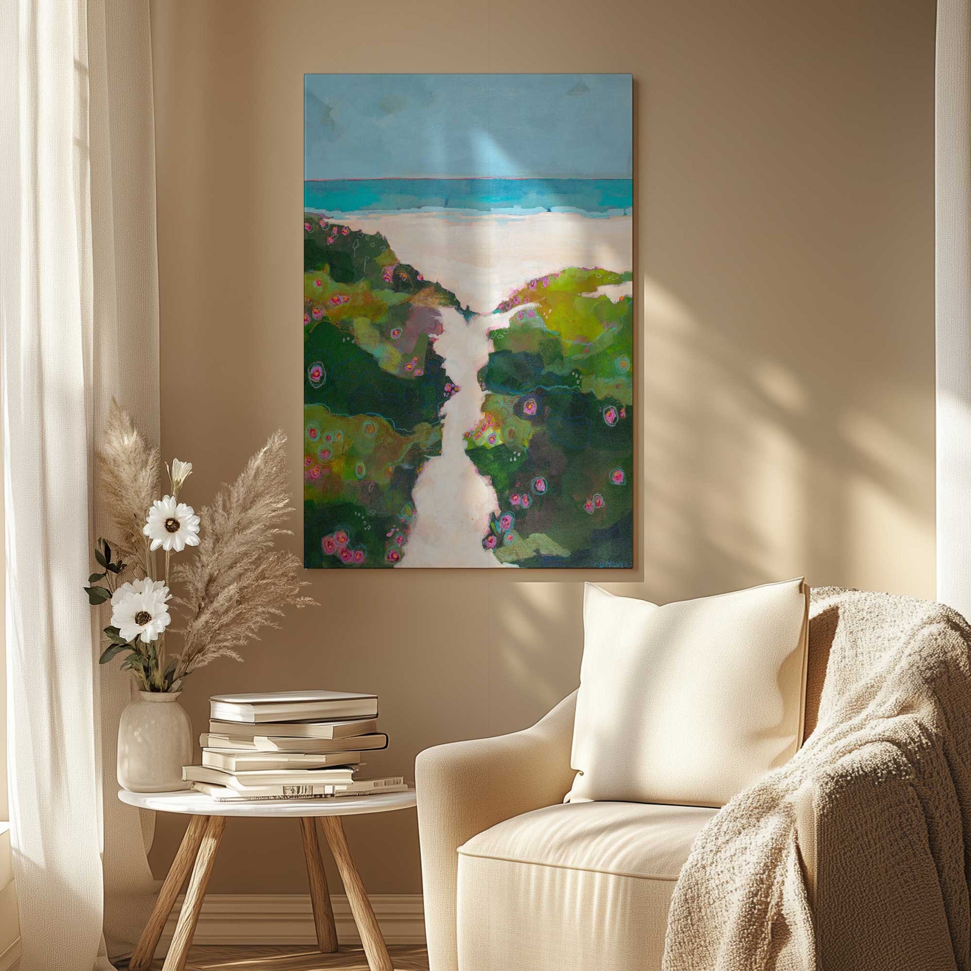 Picture of art in a room