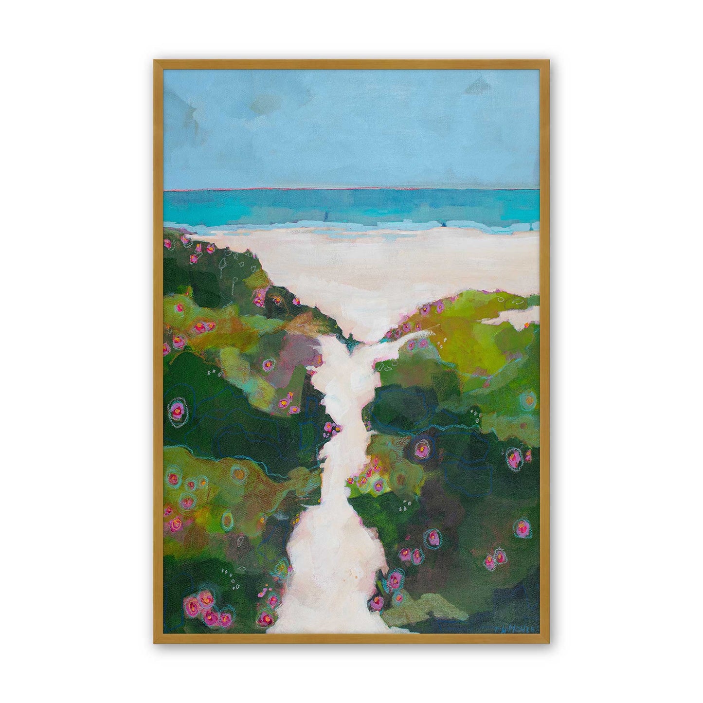 [Color:Polished Gold], Picture of art in a Polished Gold frame