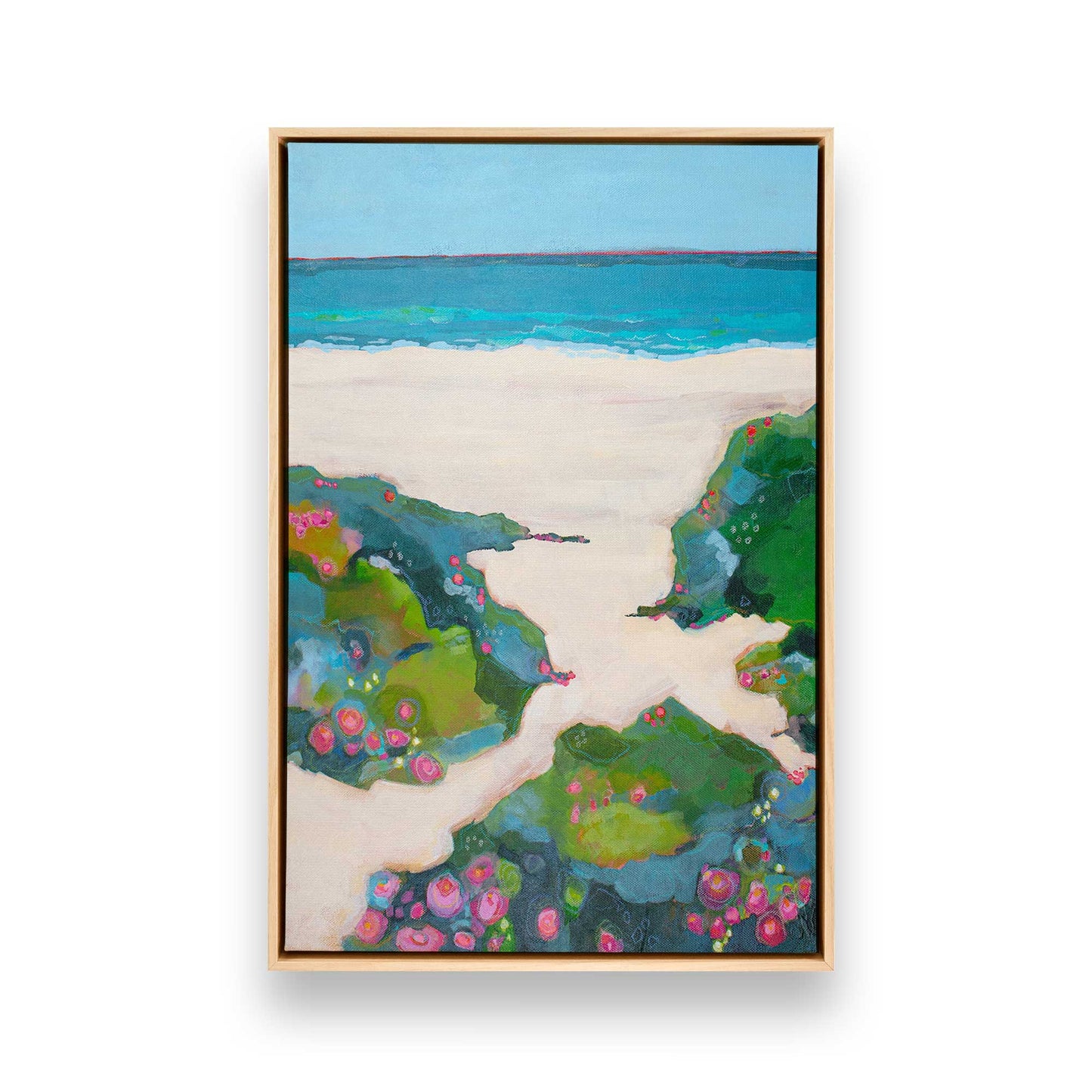 [Color:American Maple], Picture of art in a American Maple frame