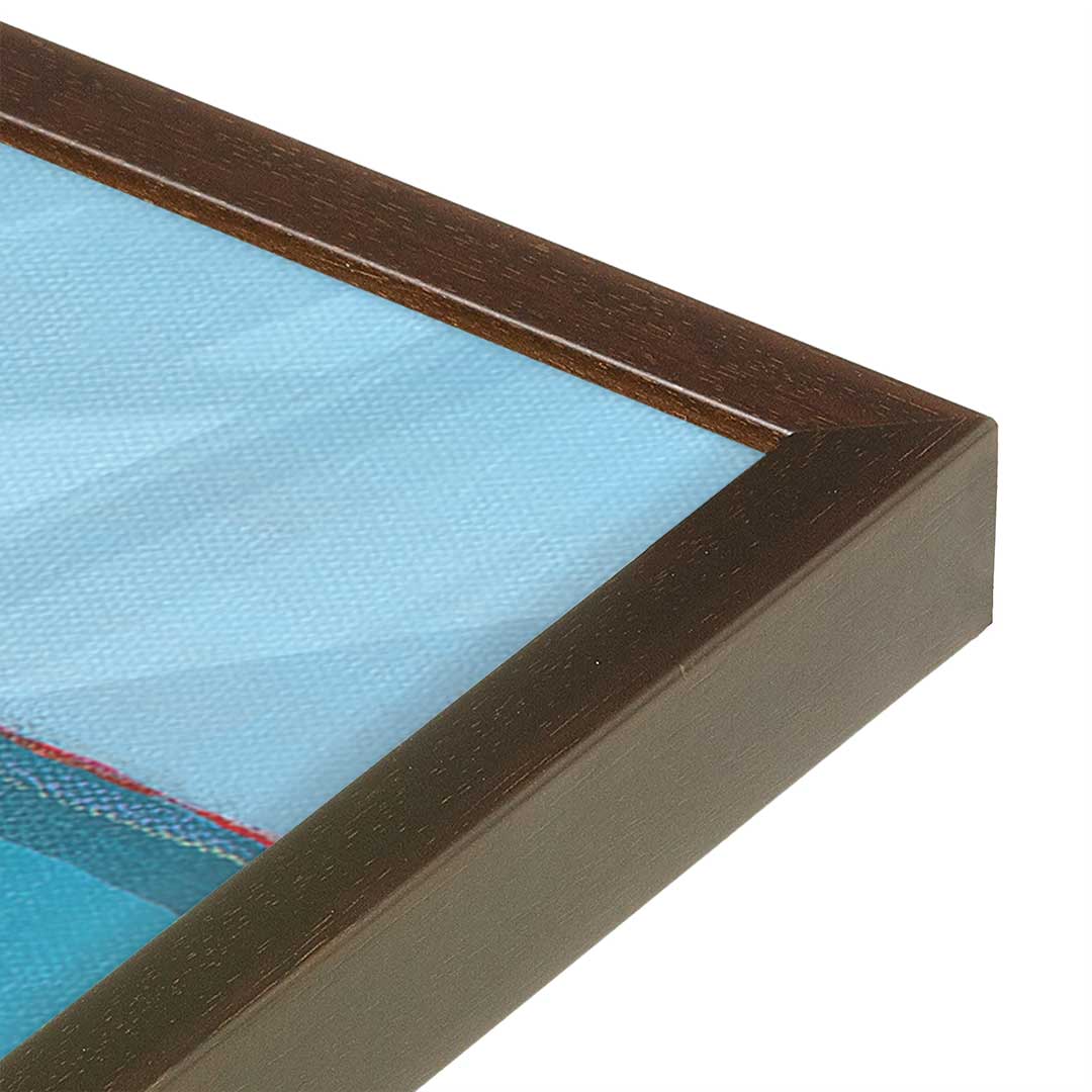 [Color:Belvinder Brown], Picture of art in a Belvinder Brown frame at an angle
