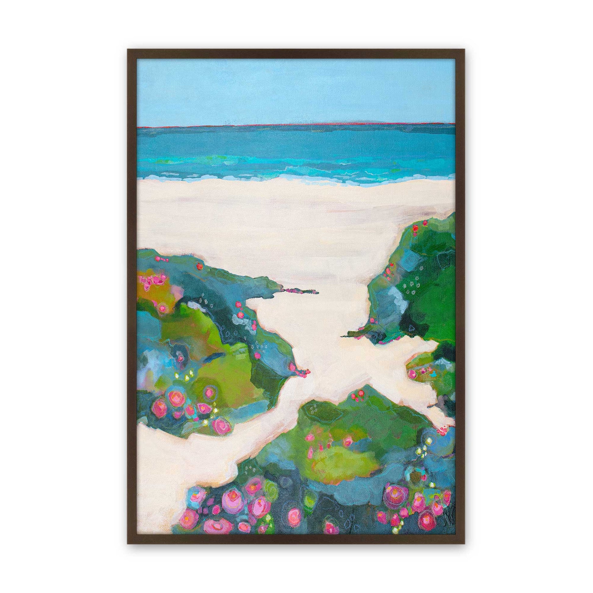 [Color:Belvinder Brown], Picture of art in a Belvinder Brown frame