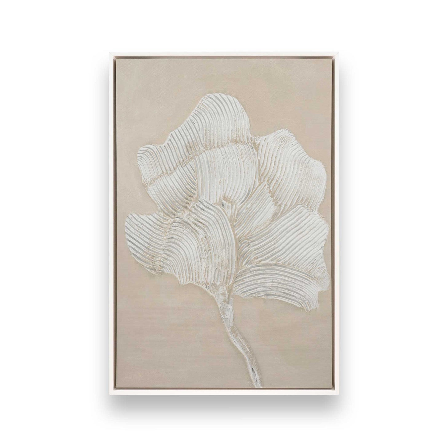 [Color:Opaque White], Picture of art in a White frame