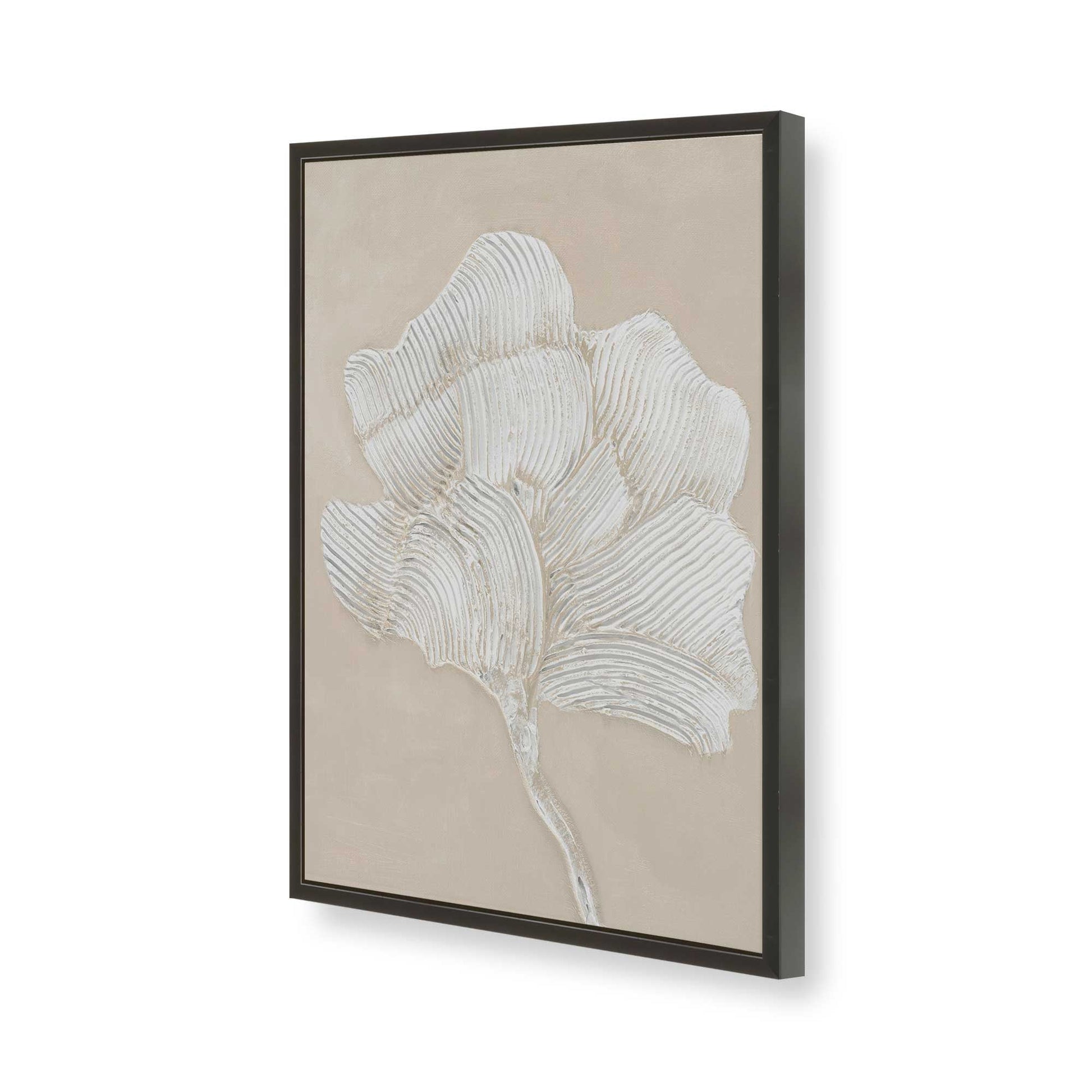 [Color:Satin Black], Picture of art in a Satin Black frame of the corner