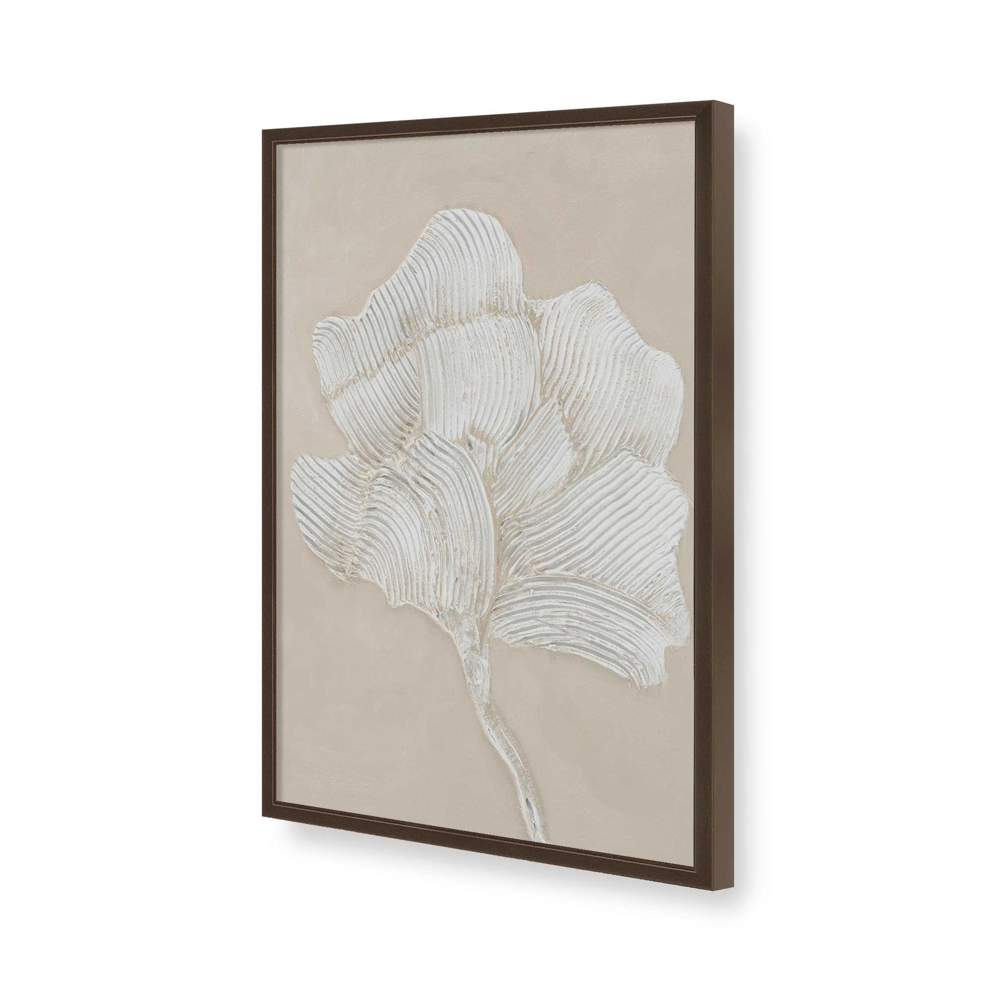 [Color:Brown], Picture of art in a Brown frame of the corner