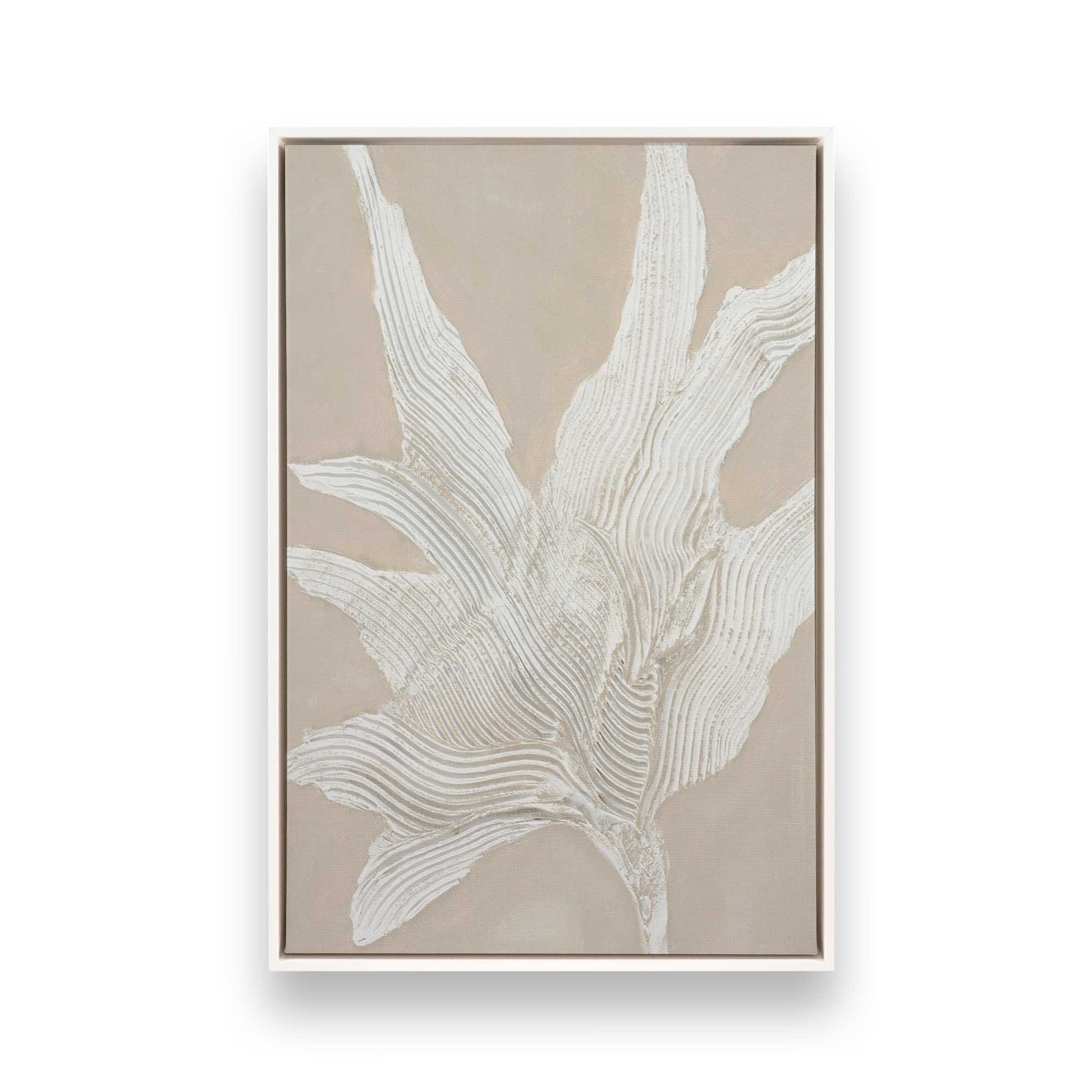 [Color:Opaque White], Picture of art in a White frame