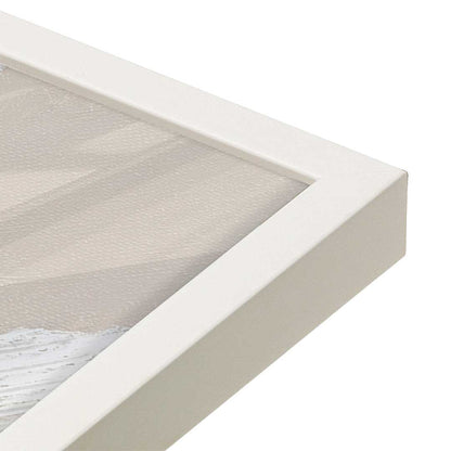 [Color:Opaque White], Picture of art in a Opaque White frame at an angle