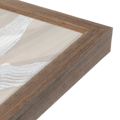[Color:Walnut], Picture of art in a Walnut frame at an angle