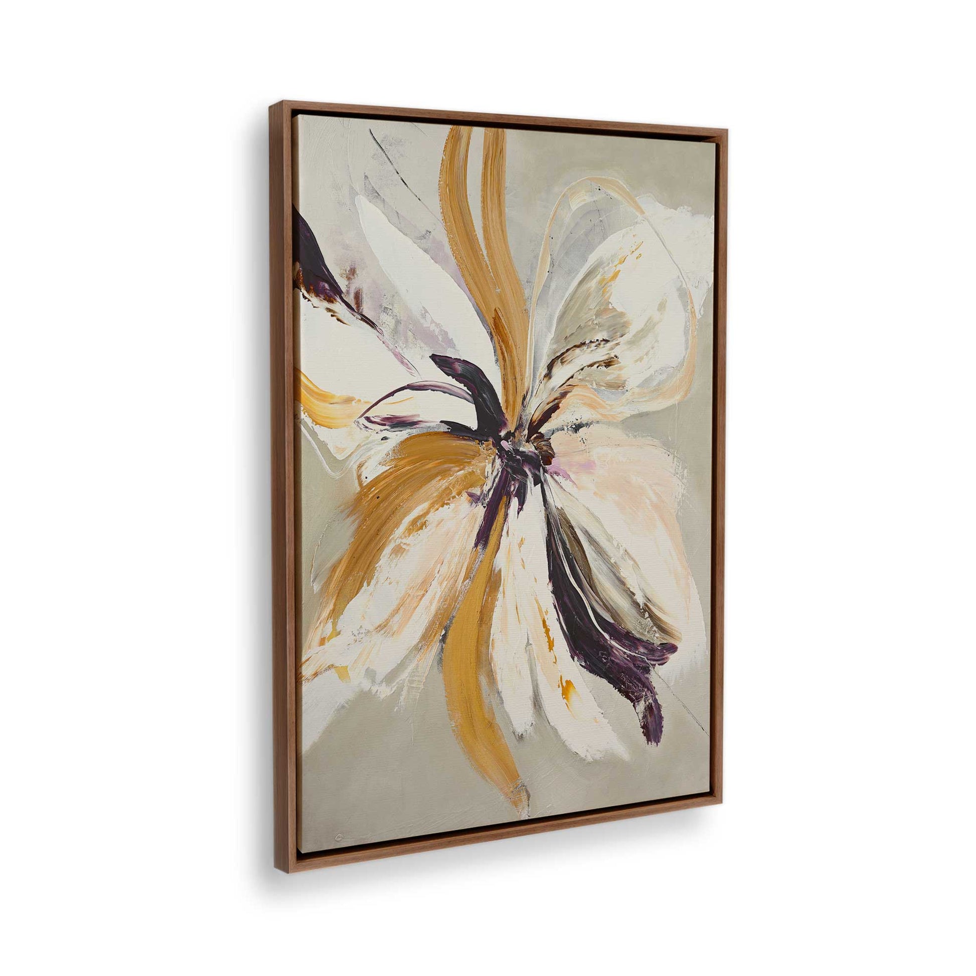 [Color:Walnut], Picture of the corner of the art