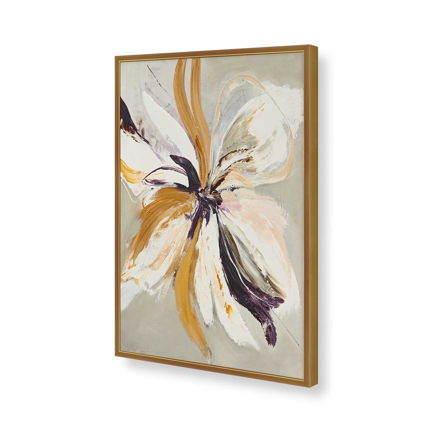 [Color:Polished Gold], Picture of art in a Polished Gold frame of the corner