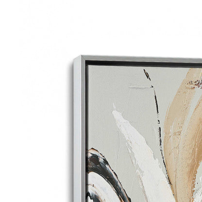 [Color:Polished Chrome], Picture of art in a Polished Chrome frame at an angle
