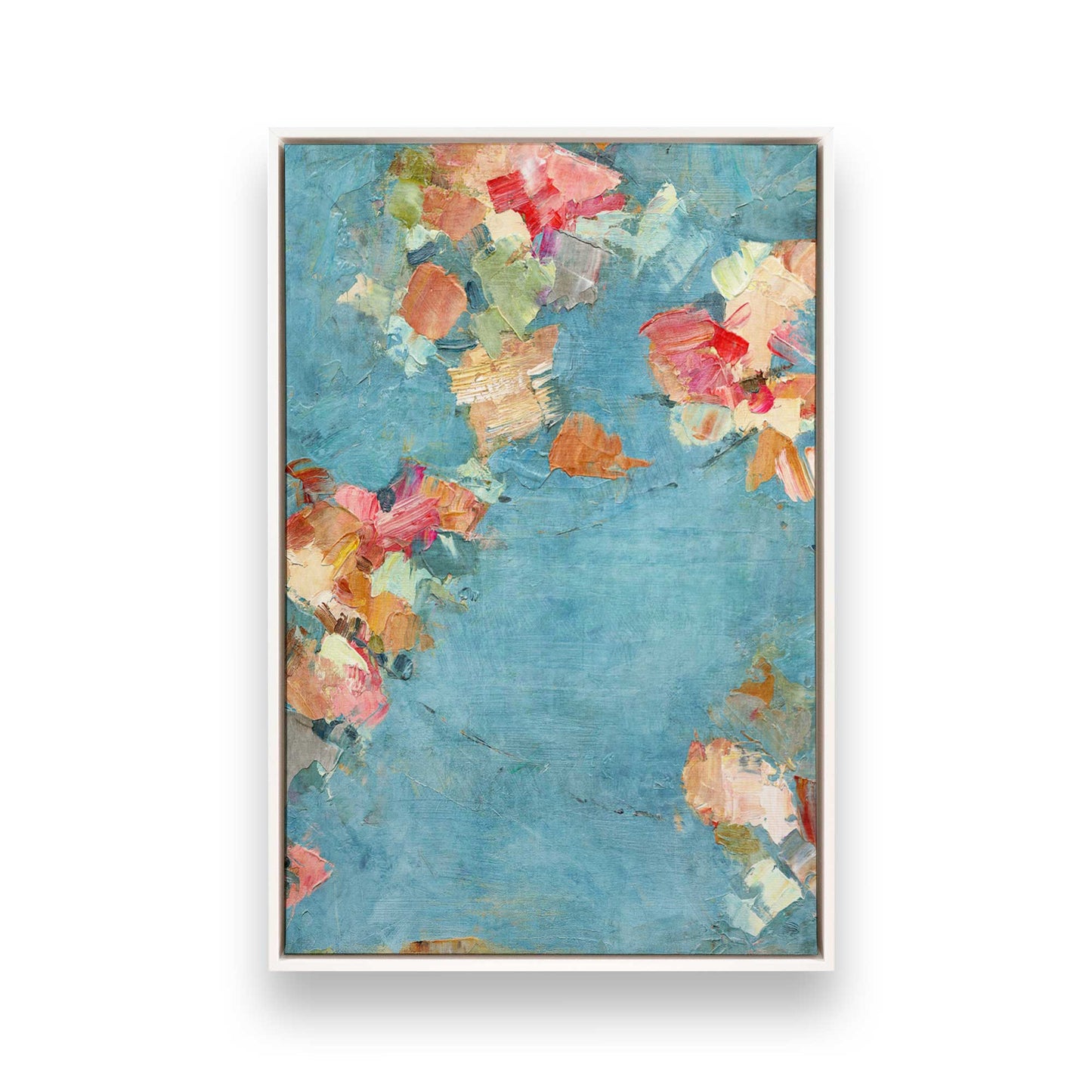 [Color:Opaque White], Picture of art in a White frame