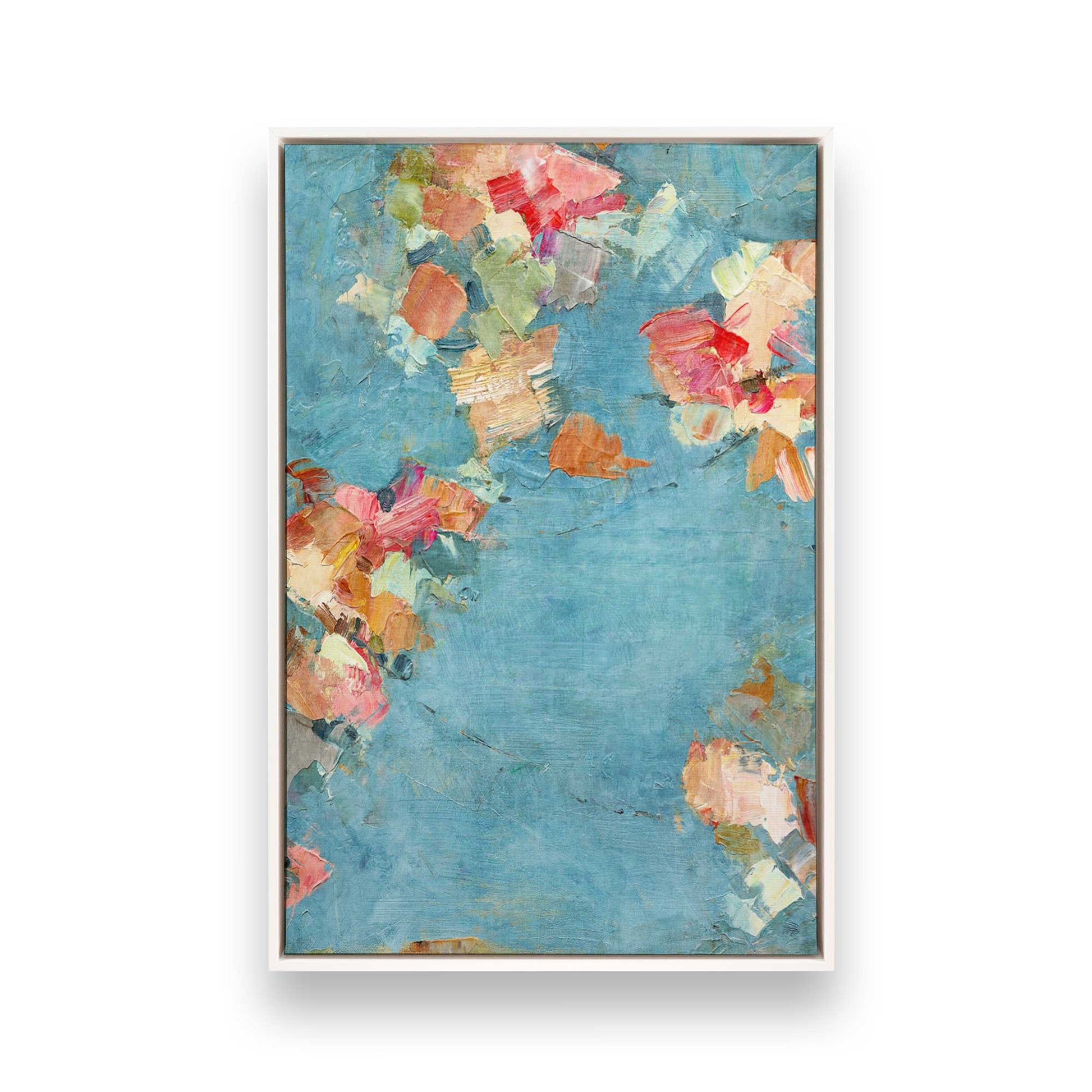 [Color:Opaque White], Picture of art in a White frame