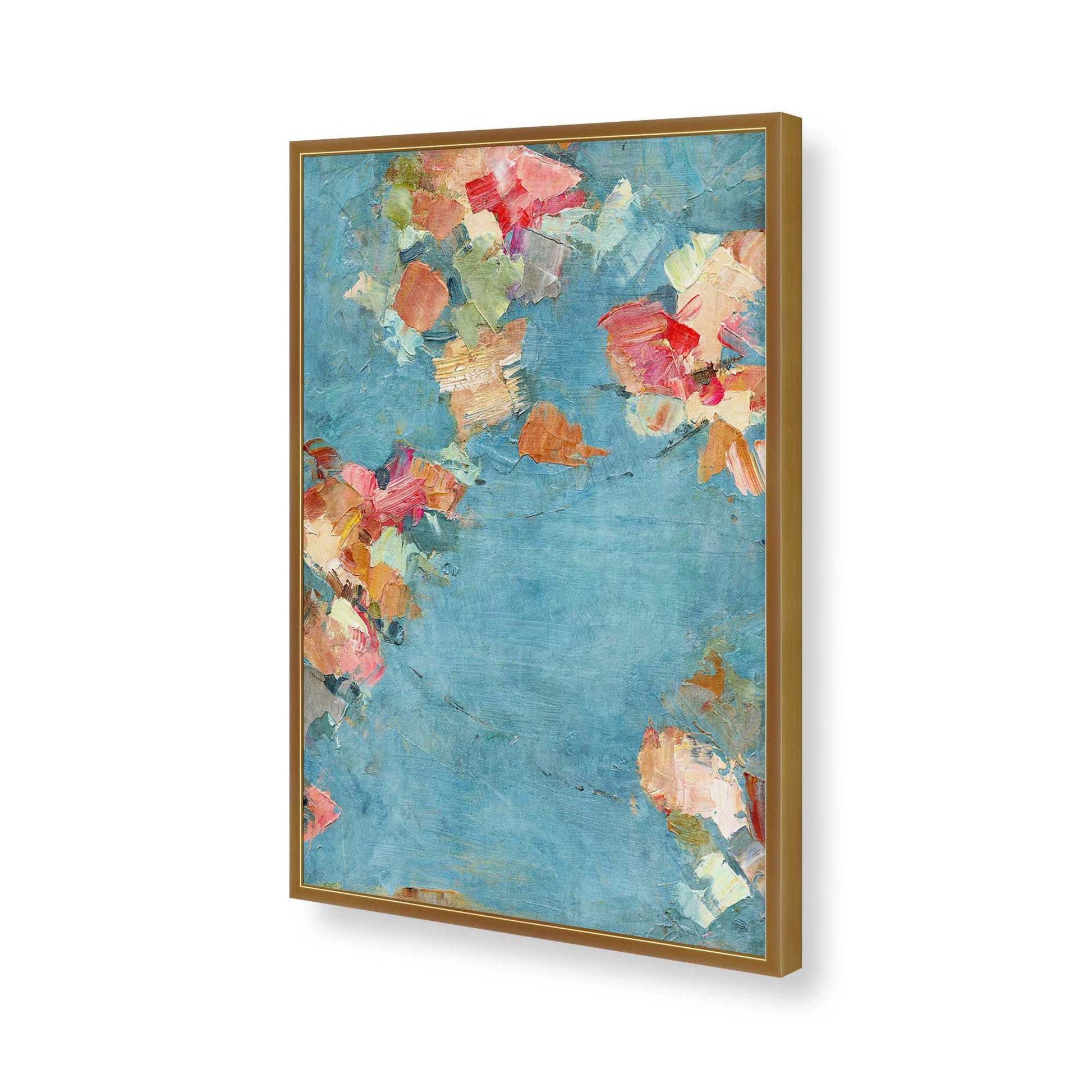 [Color:Polished Gold], Picture of art in a Polished Gold frame of the corner