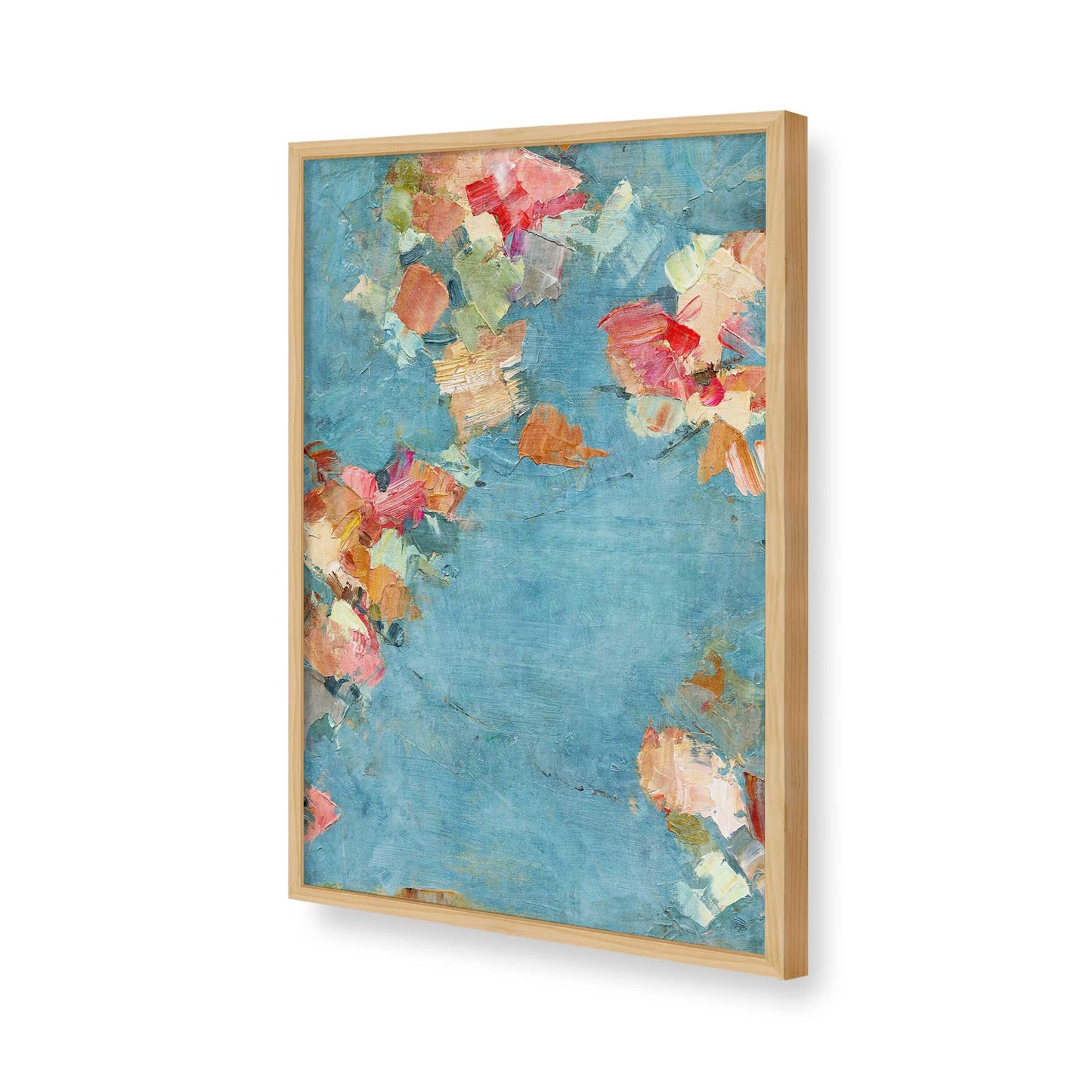 [Color:American Maple], Picture of art in a American Maple frame of the corner
