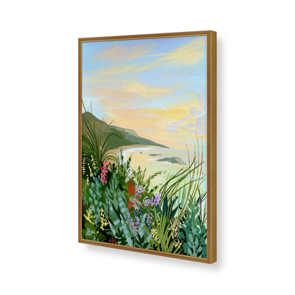 [Color:Polished Gold], Picture of art in a Polished Gold frame of the corner