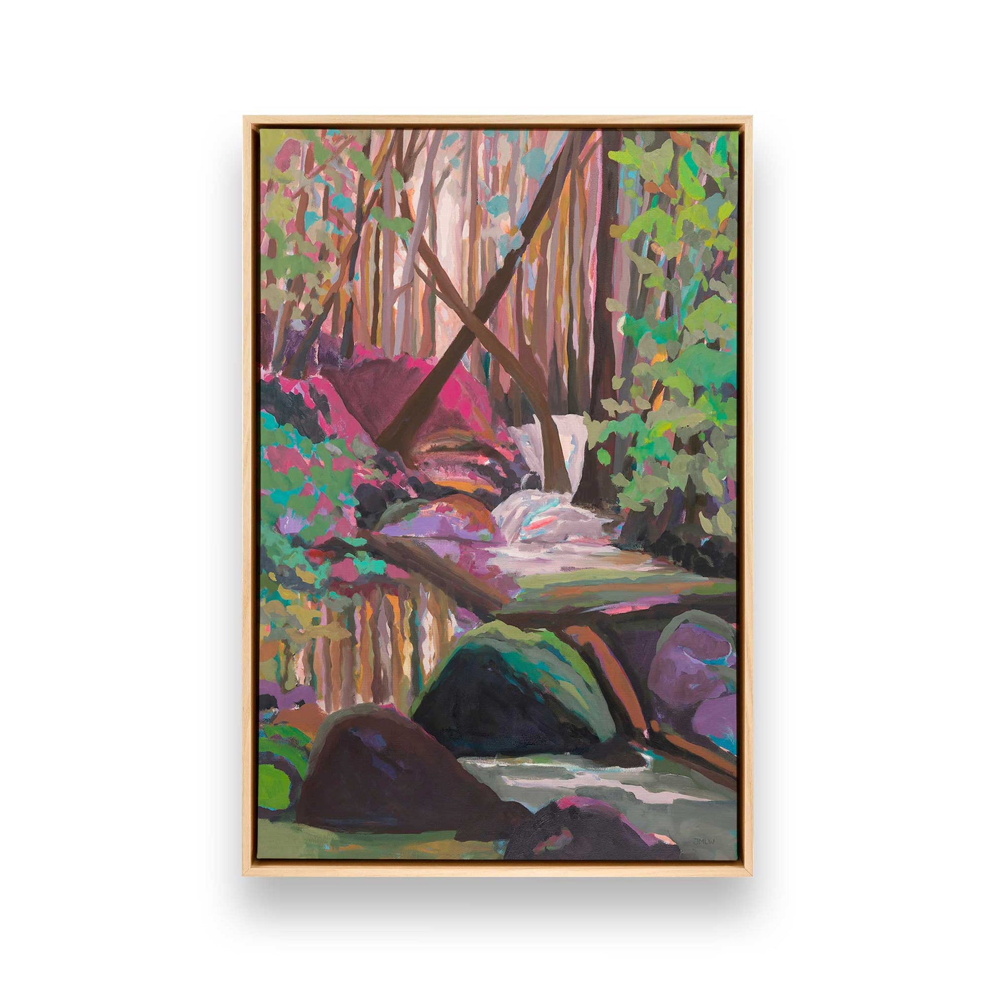 [Color:American Maple], Picture of art in a American Maple frame