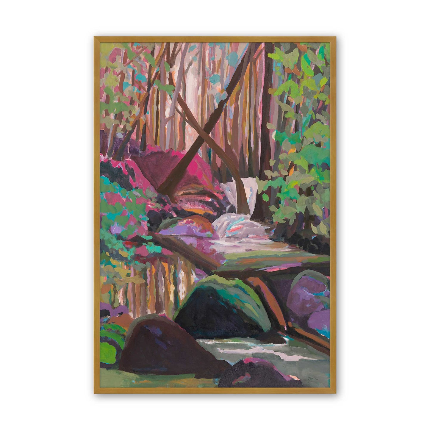 [Color:Polished Gold], Picture of art in a Polished Gold frame
