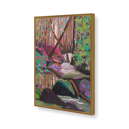 [Color:Polished Gold], Picture of art in a Polished Gold frame of the corner
