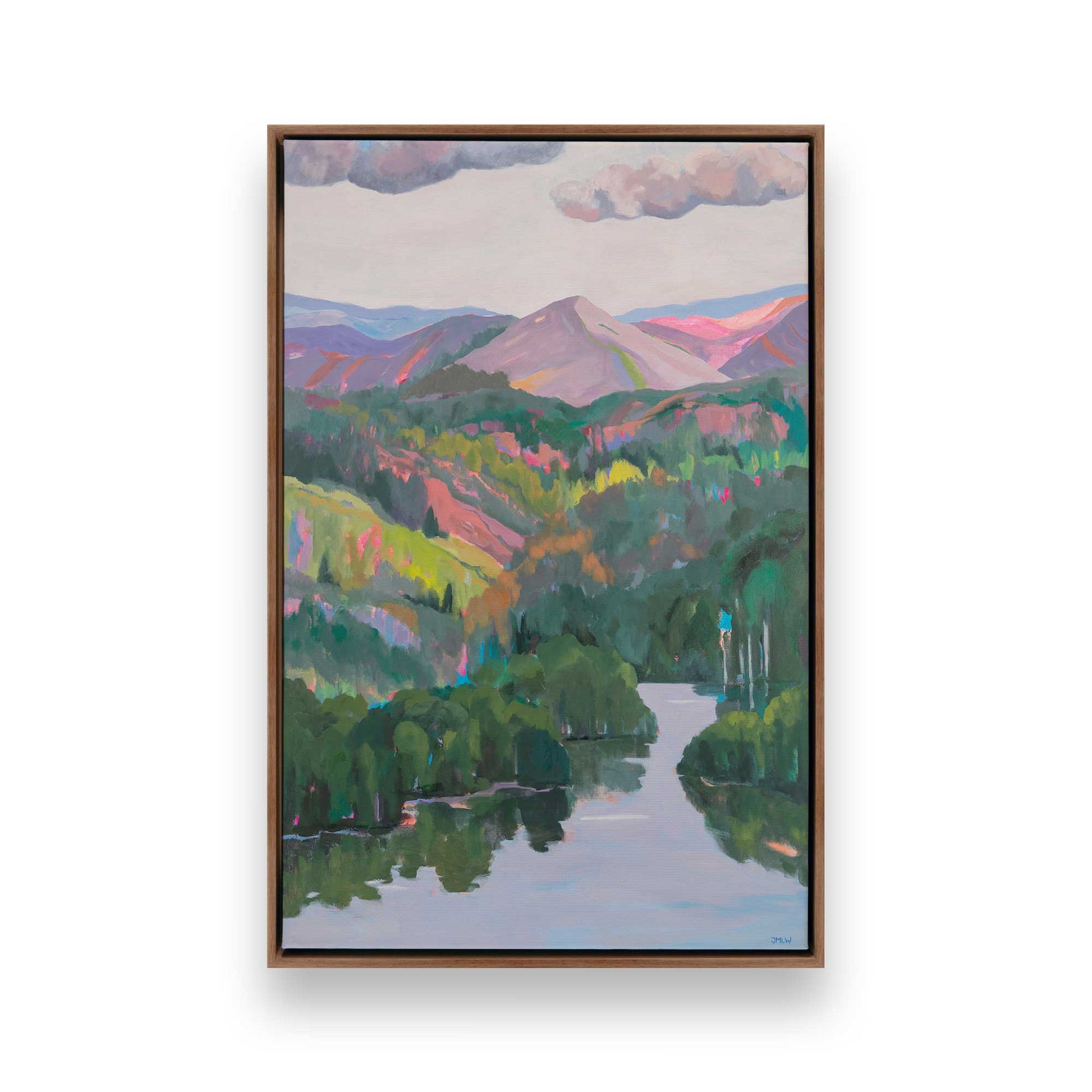 [Color:Walnut], Picture of art in a Walnut frame
