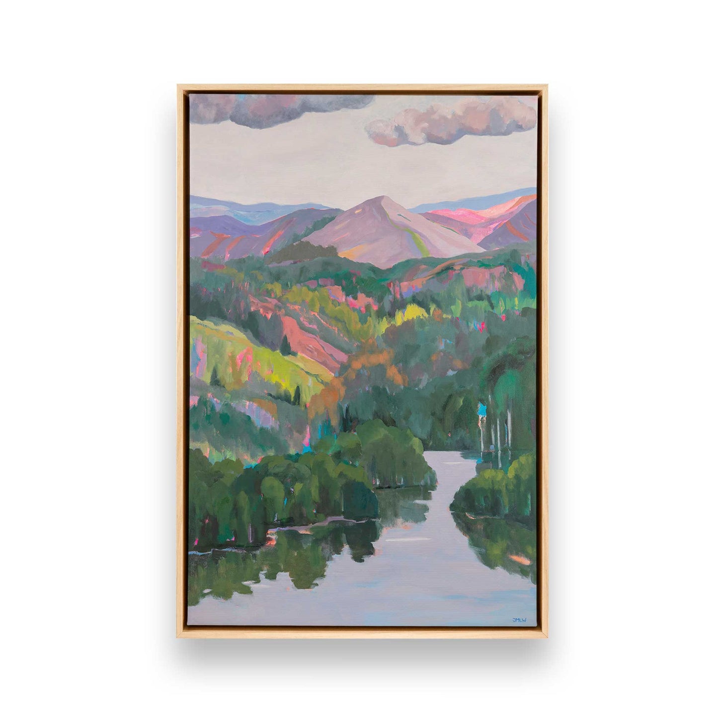 [Color:American Maple], Picture of art in a American Maple frame