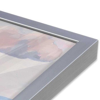 [Color:Polished Chrome], Picture of art in a Polished Chrome frame at an angle