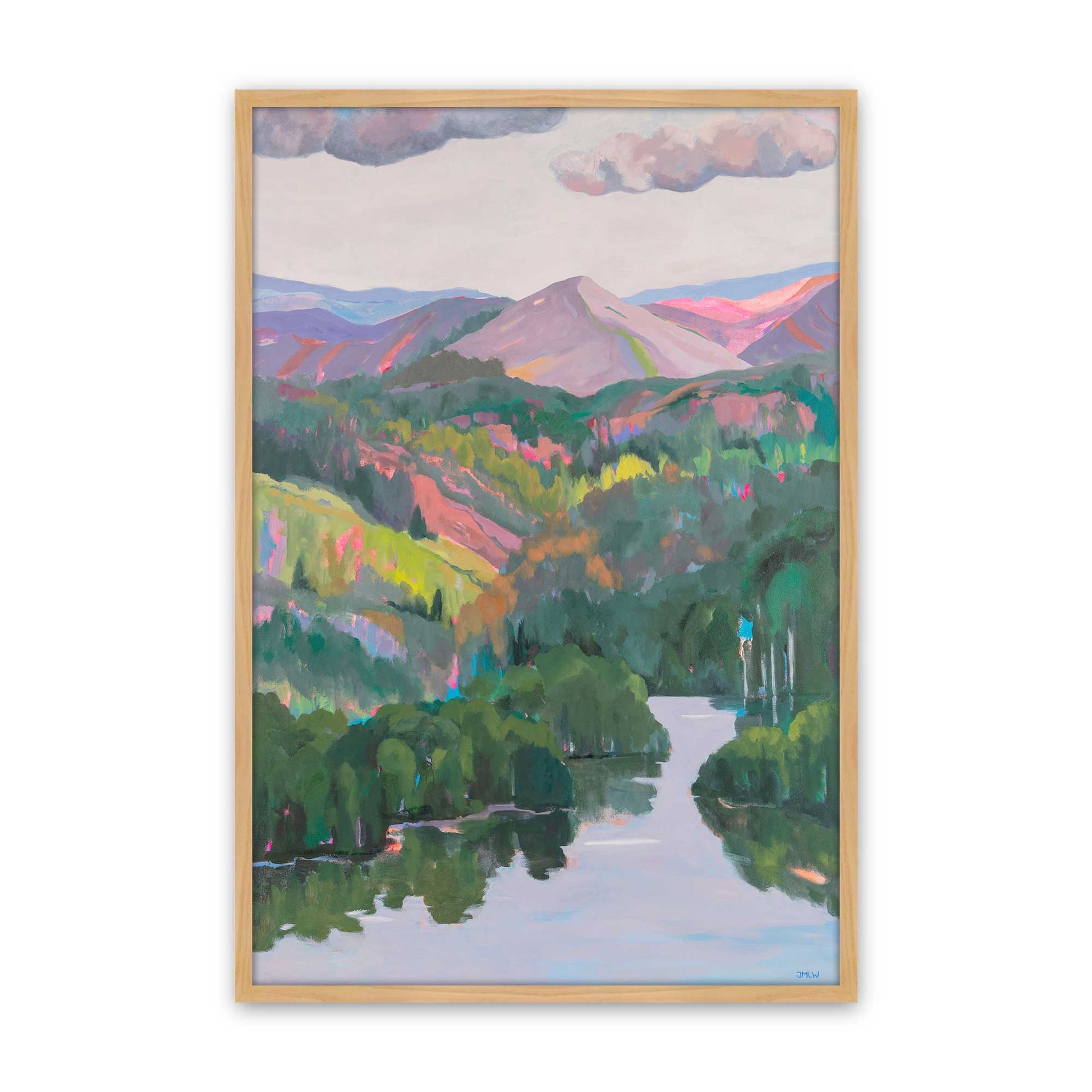 [Color:American Maple], Picture of art in a American Maple frame